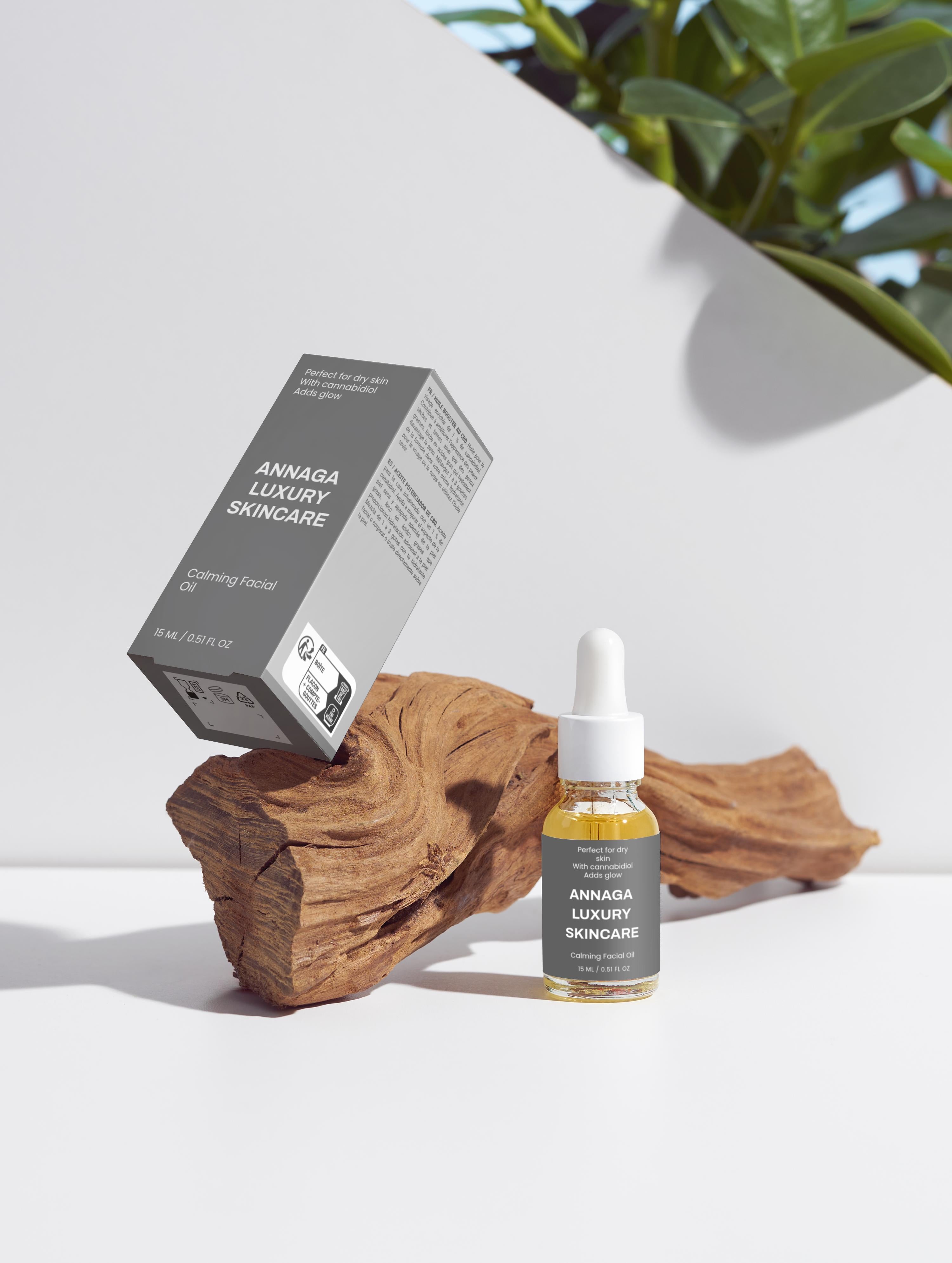 AnnAga Luxury Skincare Core Collection: Calming Facial Oil
